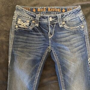 Rock Revival Dark Blue Boot Cut Jeans